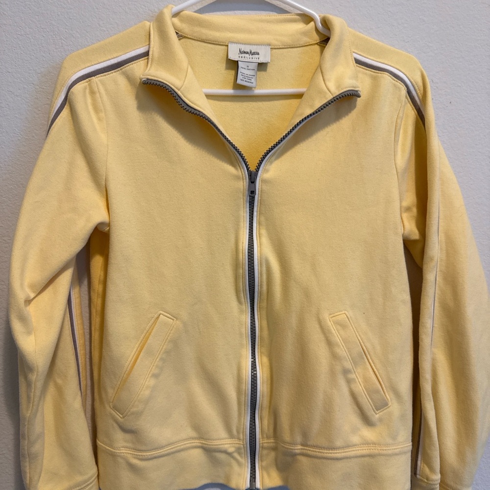 Neiman Marcus Yellow Cotton Top